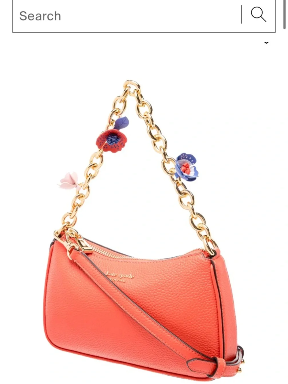 Kate Spade Jolie Novelty Flower Chain Convertible Crossbody Bag